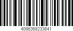 Código de barras (EAN, GTIN, SKU, ISBN): '4096369233841'