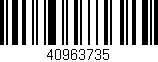 Código de barras (EAN, GTIN, SKU, ISBN): '40963735'
