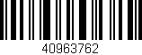 Código de barras (EAN, GTIN, SKU, ISBN): '40963762'