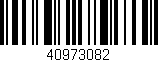 Código de barras (EAN, GTIN, SKU, ISBN): '40973082'