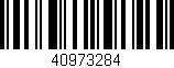 Código de barras (EAN, GTIN, SKU, ISBN): '40973284'