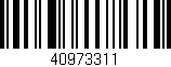 Código de barras (EAN, GTIN, SKU, ISBN): '40973311'