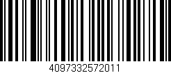 Código de barras (EAN, GTIN, SKU, ISBN): '4097332572011'