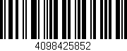Código de barras (EAN, GTIN, SKU, ISBN): '4098425852'
