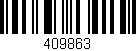 Código de barras (EAN, GTIN, SKU, ISBN): '409863'