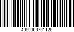 Código de barras (EAN, GTIN, SKU, ISBN): '4099003781128'