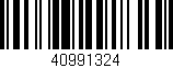 Código de barras (EAN, GTIN, SKU, ISBN): '40991324'