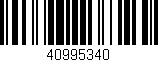 Código de barras (EAN, GTIN, SKU, ISBN): '40995340'