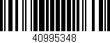 Código de barras (EAN, GTIN, SKU, ISBN): '40995348'