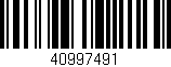 Código de barras (EAN, GTIN, SKU, ISBN): '40997491'