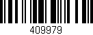 Código de barras (EAN, GTIN, SKU, ISBN): '409979'