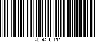 Código de barras (EAN, GTIN, SKU, ISBN): '40_44_0_PP'