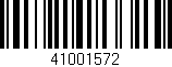 Código de barras (EAN, GTIN, SKU, ISBN): '41001572'