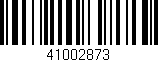 Código de barras (EAN, GTIN, SKU, ISBN): '41002873'