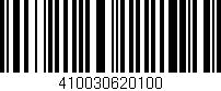 Código de barras (EAN, GTIN, SKU, ISBN): '410030620100'