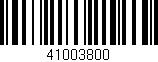 Código de barras (EAN, GTIN, SKU, ISBN): '41003800'