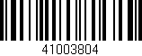 Código de barras (EAN, GTIN, SKU, ISBN): '41003804'
