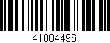Código de barras (EAN, GTIN, SKU, ISBN): '41004496'