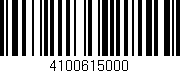 Código de barras (EAN, GTIN, SKU, ISBN): '4100615000'