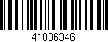 Código de barras (EAN, GTIN, SKU, ISBN): '41006346'