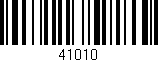 Código de barras (EAN, GTIN, SKU, ISBN): '41010'