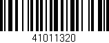 Código de barras (EAN, GTIN, SKU, ISBN): '41011320'