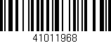 Código de barras (EAN, GTIN, SKU, ISBN): '41011968'