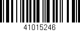 Código de barras (EAN, GTIN, SKU, ISBN): '41015246'