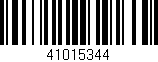 Código de barras (EAN, GTIN, SKU, ISBN): '41015344'