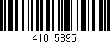 Código de barras (EAN, GTIN, SKU, ISBN): '41015895'