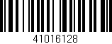 Código de barras (EAN, GTIN, SKU, ISBN): '41016128'