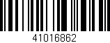Código de barras (EAN, GTIN, SKU, ISBN): '41016862'