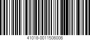 Código de barras (EAN, GTIN, SKU, ISBN): '41018-0011506006'
