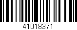 Código de barras (EAN, GTIN, SKU, ISBN): '41018371'