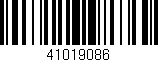 Código de barras (EAN, GTIN, SKU, ISBN): '41019086'