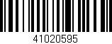 Código de barras (EAN, GTIN, SKU, ISBN): '41020595'