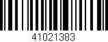 Código de barras (EAN, GTIN, SKU, ISBN): '41021383'