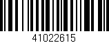 Código de barras (EAN, GTIN, SKU, ISBN): '41022615'