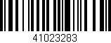 Código de barras (EAN, GTIN, SKU, ISBN): '41023283'