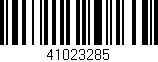 Código de barras (EAN, GTIN, SKU, ISBN): '41023285'