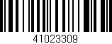 Código de barras (EAN, GTIN, SKU, ISBN): '41023309'