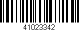 Código de barras (EAN, GTIN, SKU, ISBN): '41023342'