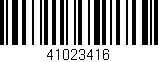 Código de barras (EAN, GTIN, SKU, ISBN): '41023416'