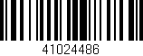 Código de barras (EAN, GTIN, SKU, ISBN): '41024486'