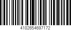 Código de barras (EAN, GTIN, SKU, ISBN): '4102654697172'