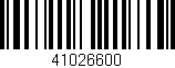 Código de barras (EAN, GTIN, SKU, ISBN): '41026600'