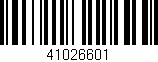 Código de barras (EAN, GTIN, SKU, ISBN): '41026601'