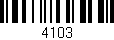Código de barras (EAN, GTIN, SKU, ISBN): '4103'