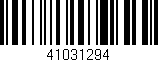 Código de barras (EAN, GTIN, SKU, ISBN): '41031294'