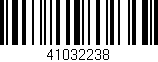 Código de barras (EAN, GTIN, SKU, ISBN): '41032238'